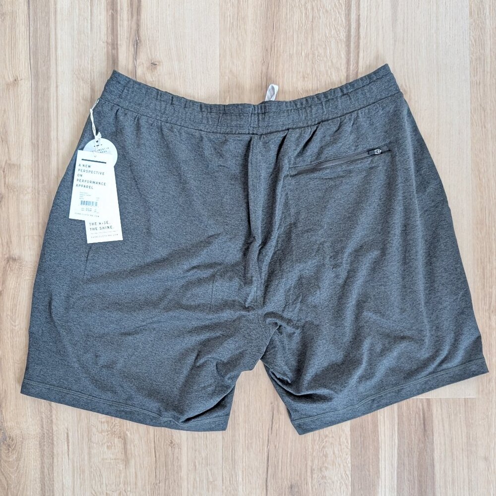 NWT Vuori Ponto Short Oregano Heather XXL Performance Athletic - Picture 6 of 8